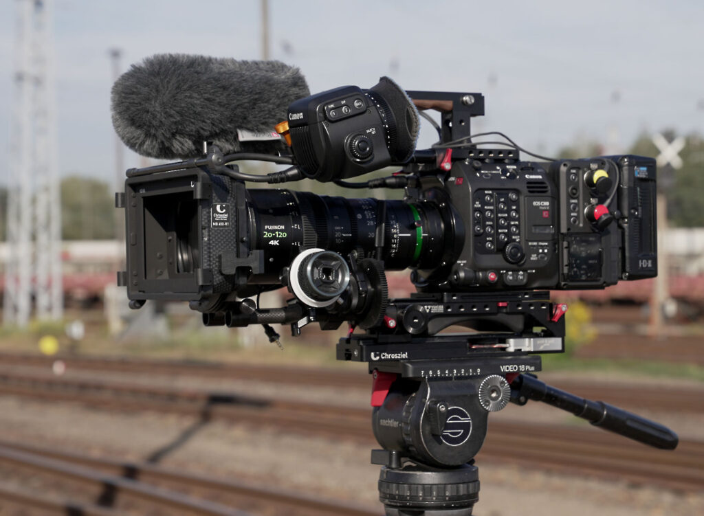 Kamera Canon C 300 MK III mit Objektiv Fujinon 20-120