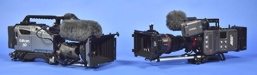 Zwei Kameras: Ikegami Editcam HD und Arri Amira