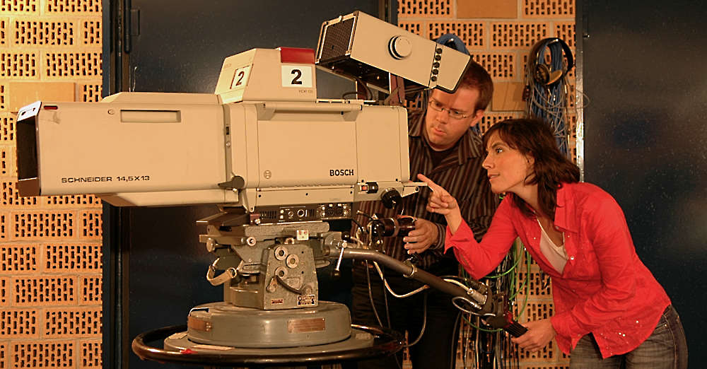 Blickfang im Schnittstudio: Eine Bosch-Kamera aus den 80er Jahren Blickfang im Schnittstudio: Eine Bosch-Kamera aus den 80er Jahren